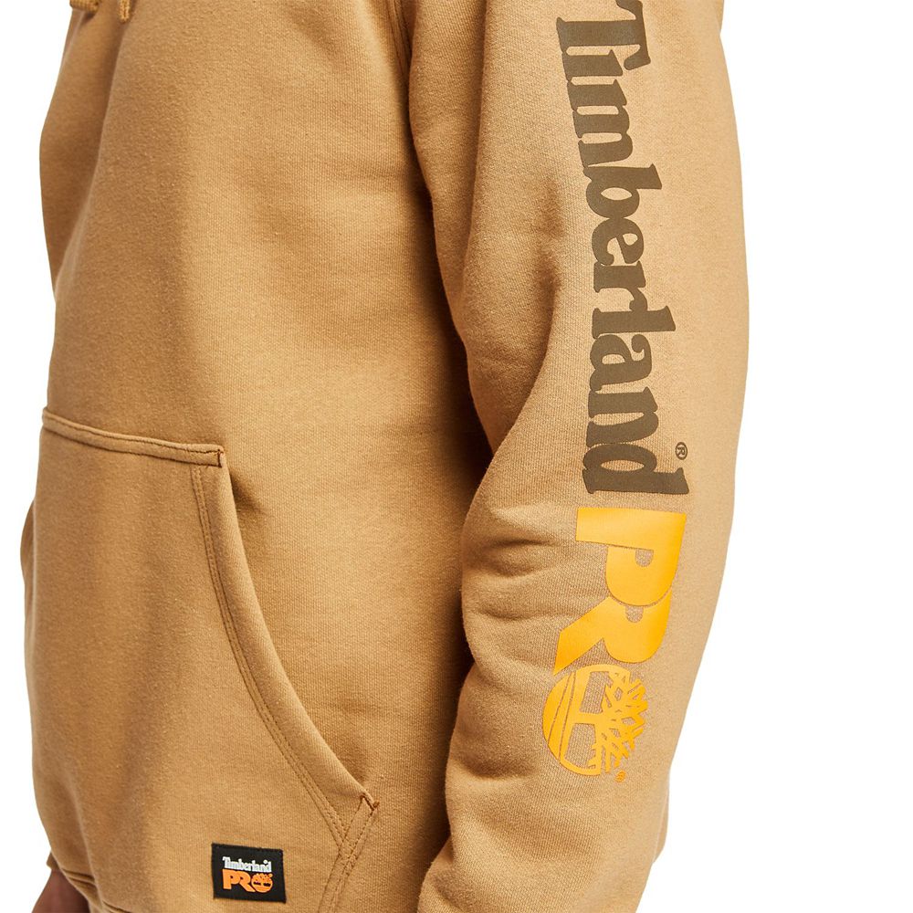 Timberland Mens Sweatshirts PRO® Hood Honcho Pullover Hoodie - Brown - India DV1528397